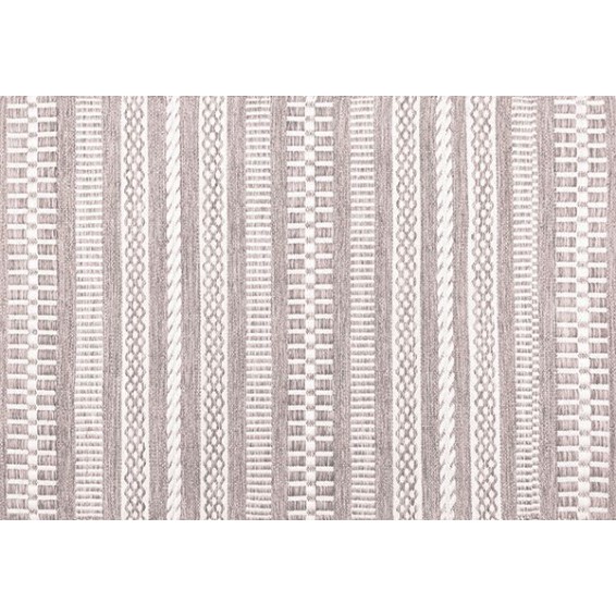 Grafica Set di 4 Tovagliette Tessuto Taupe 