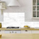 Ambientazione composita Pannello e Bordura Bordura in Alluminio White Marble