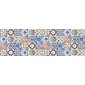 Grafica Paraschizzi Blue&Orange Tiles 190x60 cm