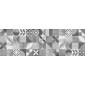 Grafica Paraschizzi Slate Geometric Tiles 190x60 cm