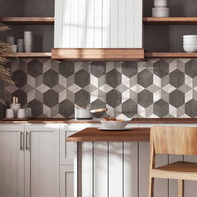 Ambientazione Paraschizzi Marble Cubes