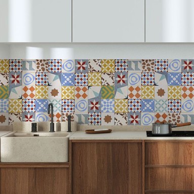Ambientazione Paraschizzi Portuguese Ciment Tiles