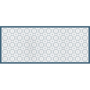 Grafica Passatoia in Vinile Azure Venice Style 120x60 cm