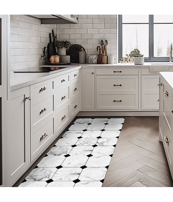 Ambientazione Passatoia in Vinile Old Colonial Floor