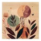 Grafica Wood Art Foliage Wildflowers
