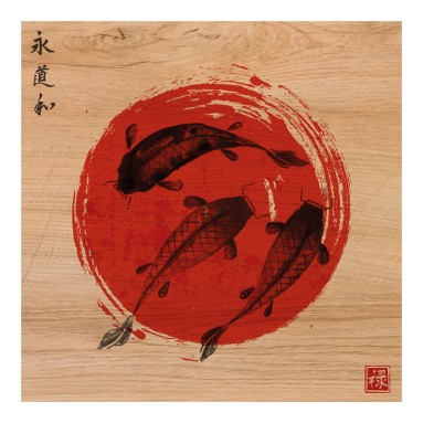 Grafica Wood Art Carps Ink