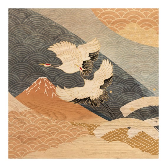 Grafica Wood Art Oriental View