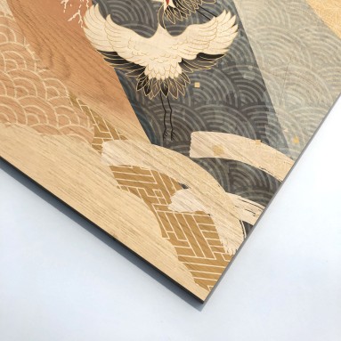 Dettaglio Wood Art Oriental View