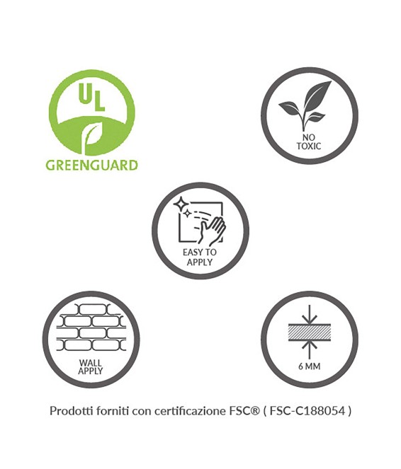 Qualit Wood Art Blue Landscape