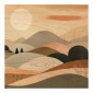 Grafica Wood Art Taupe Landscape