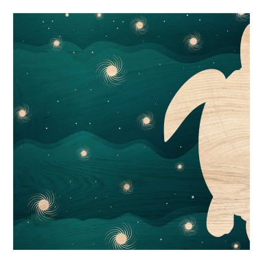 Grafica Wood Art Turtle