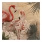 Grafica Wood Art Tropical Flamingos