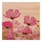 Grafica Wood Art Pink Flower