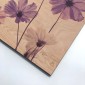 Dettaglio Wood Art Violet Flower