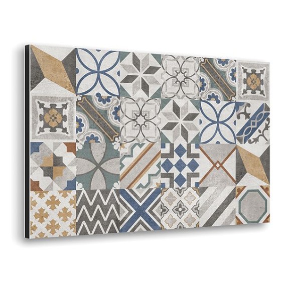 Dettaglio Paraschizzi in Alluminio Cement Tiles Florence