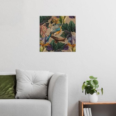 Ambientazione Wood Art Jungle Bird