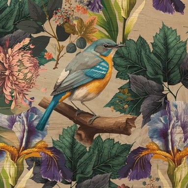 Grafica Wood Art Jungle Bird