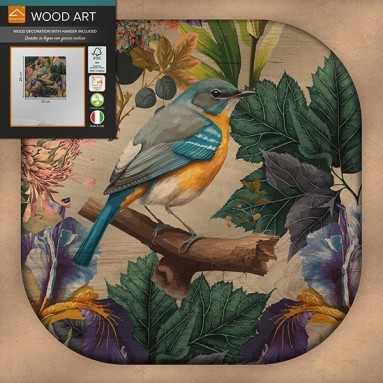 Dettaglio Wood Art Jungle Bird