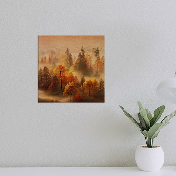 Ambientazione Wood Art Red Forest