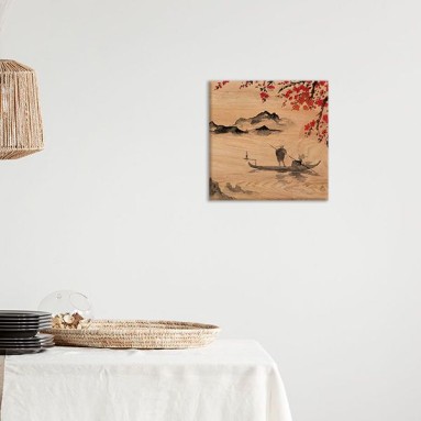 Ambientazione Wood Art Japanese Landscape