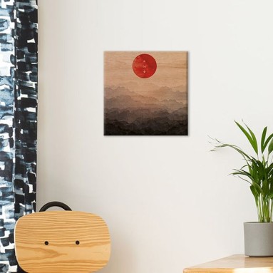 Ambientazione Wood Art Japanese Foggy