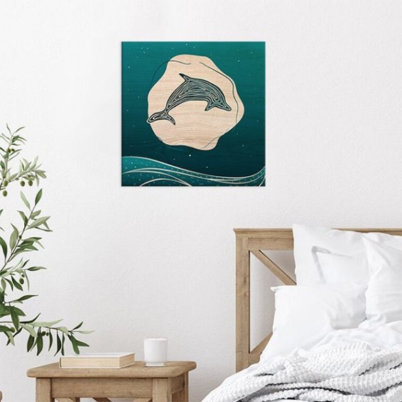 Wood Art - Dolphin