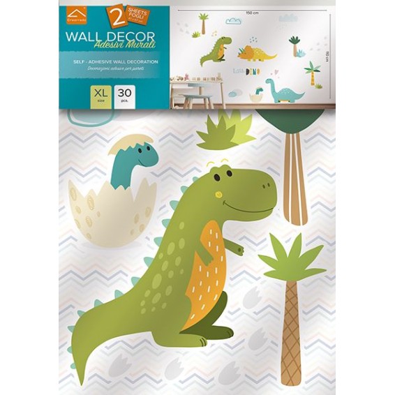 WA XL Flat Dinosaurs