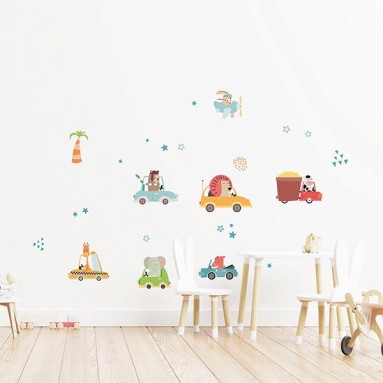 Adesivi in PVC Premium - WA L Flat Toy Cars