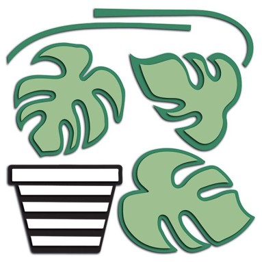  Decorazione 3D per pareti - Decorazioni 3D - Plant