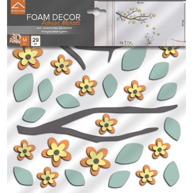 Decorazioni 3D - Yellow Branch