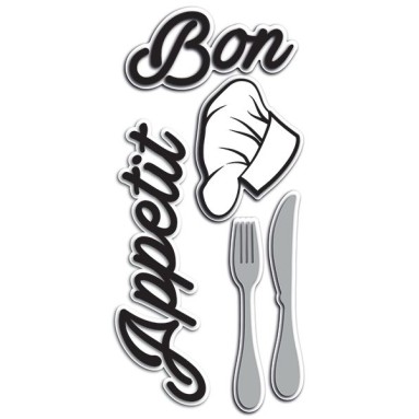  Decorazione 3D per pareti - Decorazioni 3D - Bon Appetit