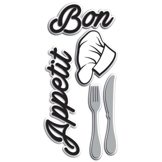  Decorazione 3D per pareti - Decorazioni 3D - Bon Appetit