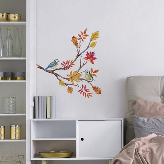 Adesivi in PVC Premium - Adesivo Murale - Autumn Branch