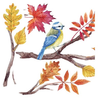  Decorazione adesiva per pareti - Adesivo Murale - Autumn Branch