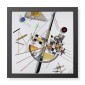 Quadro Plexiglas con cornice MDF - 3DArt - Kandinsky Composition