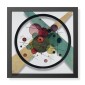 Quadro Plexiglas con cornice MDF - 3DArt - Kandinsky Circle in a Circle
