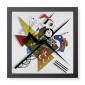 Quadro Plexiglas con cornice MDF - 3DArt - Kandinsky On white