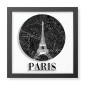 Quadro Plexiglas con cornice MDF - 3DArt - Paris City