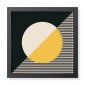 Quadro Plexiglas con cornice MDF - 3DArt - Yellow Minimal