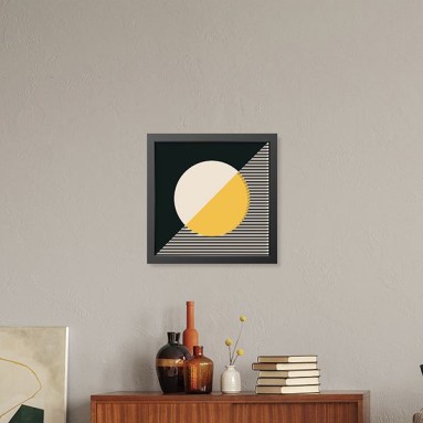  Effetti trasparenti moderni - 3DArt - Yellow Minimal