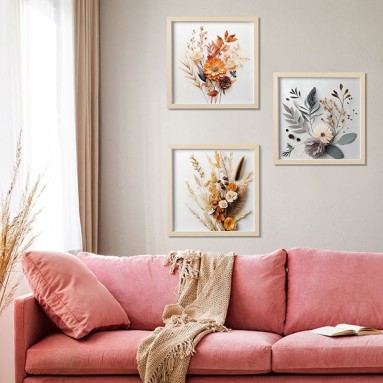 3DArt - Beige DryFlowers