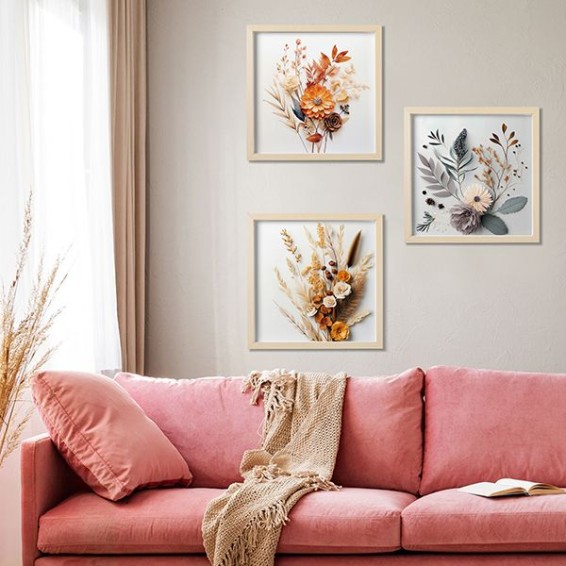 3DArt - Beige DryFlowers