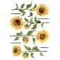  Decorazione adesiva per pareti - Adesivo Murale - Sunflower