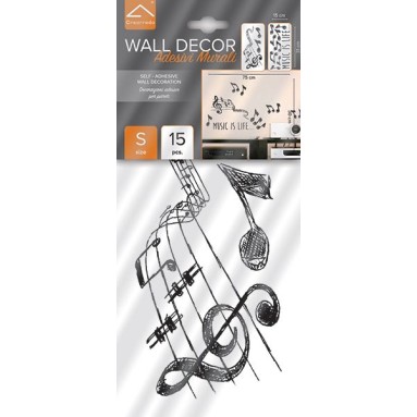 Adesivi decorazioni parete Adesivo Murale - Gattino & Pesciolino