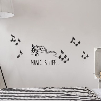 Adesivi decorazioni parete Adesivo Murale - Gattino & Pesciolino