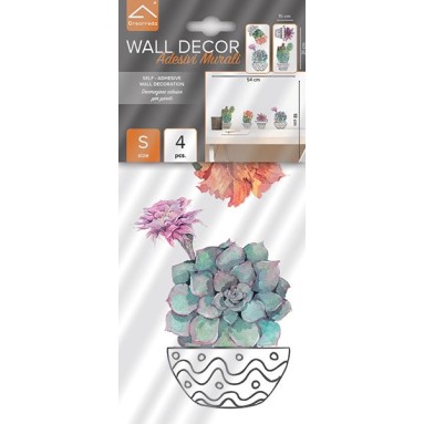 Adesivi decorazioni parete Adesivo Murale - Gattino & Pesciolino