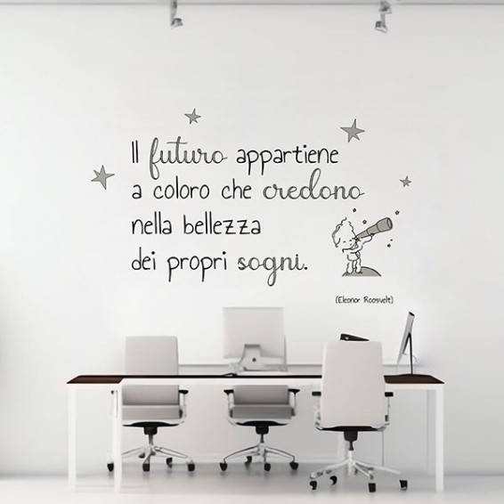 Adesivi in PVC Premium - Frase Adesiva - Sogni