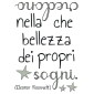  Decorazione adesiva per pareti - Frase Adesiva - Sogni