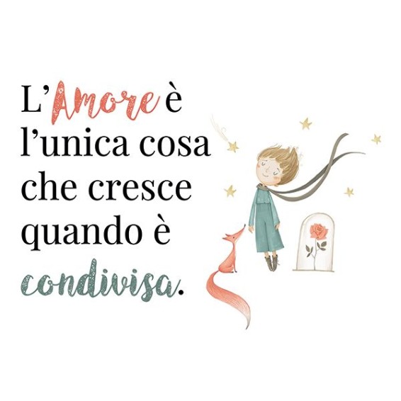 Frase Adesiva - Piccolo Principe