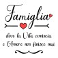 Frase Adesiva - Famiglia